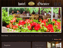 Tablet Screenshot of hotelobester.hu